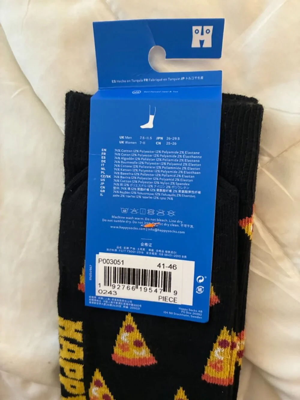 6 Brand new pair of Pizza Socks